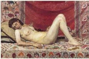 Femme Couchee by Maurice Louis Tete
