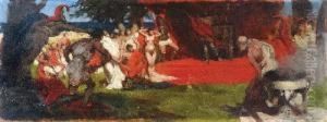 Fryne Przed Areopagiem by Wlodzimierz Tetmajer