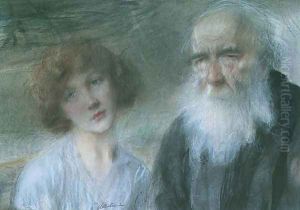 Young and Old by Teodor Axentowicz
