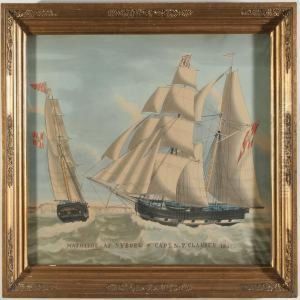 The Galease Mathilde Of Nyborg by Dirk Antoon Teupken