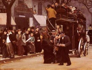 The Omnibus by Teodor Axentowicz