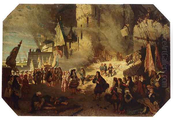 "Vauban En Van Coehoorn Voor De Vesting Namen, 1692" - view 1