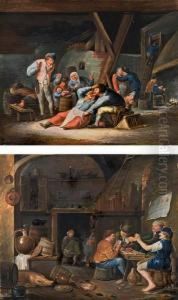 "bauerngelage Im Wirtshaus" by Franz Josef Textor