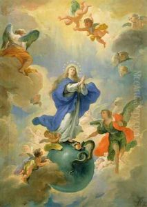 The Immaculate Conception 1719 by Martino Altomonte