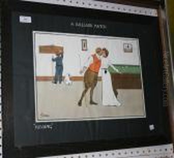 A Billiard Match - view 1