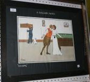 A Billiard Match by Lance Thackeray