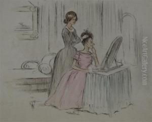 Illustration For 'the Rose And The Ring' by William Makepeace Thackeray