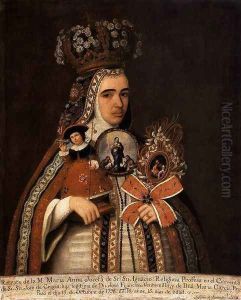 Portrait of María Anna Josefa Taking Vow 1793 by Jose de Alcibar