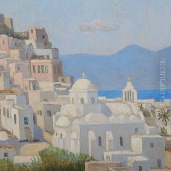 View Over The Greek Village Naxos - view 1