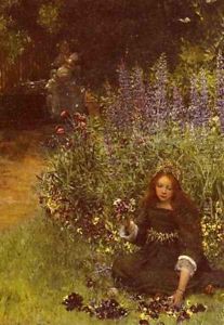 Gathering Pansies