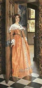 At the Doorway by Laura Theresa Epps Alma-Tadema