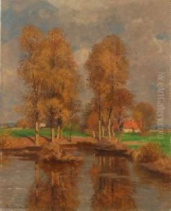 Landschaft Mitweiher by Gustav Adolf Thamm