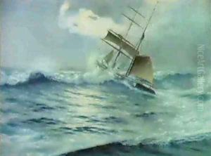 DAS SCHIFF CAPEANDO IN SCHWERER SEE