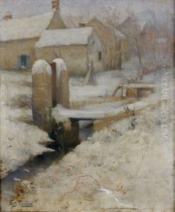 Paysage Hivernal by Fritz Thaulow