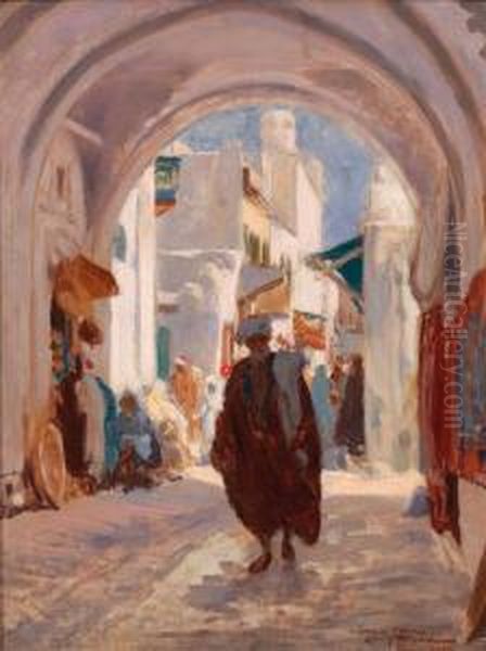 Rue Animee A Tunis - view 1