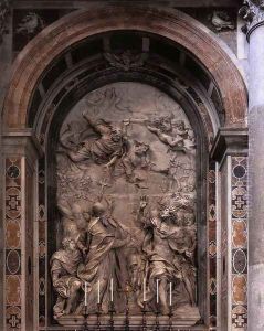 The Meeting of Leo I and Attila I by Alessandro Algardi