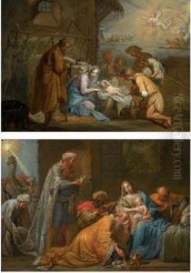 The Adoration Of The Shepherds; The Adoration Of The Magi