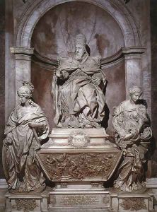 Monument of Pope Leo XI by Alessandro Algardi