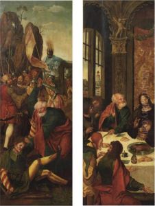 The Left Wing Of A Triptych: The Betrayal Of Christ