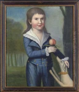 Portrait Of David Austin Sherman (1781-1843) by The Sherman Limner