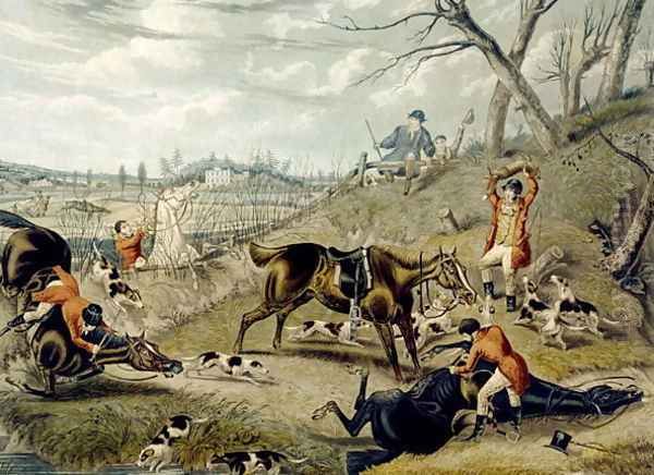 The Grand Leicestershire Fox Hunt, plate 4 - view 1
