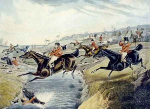 The Grand Leicestershire Fox Hunt, plate 2, 1839 by Samuel Henry Gordon Alken