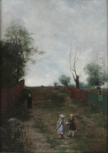 Landskap Med Figurstaffage by Robert Thegerstrom