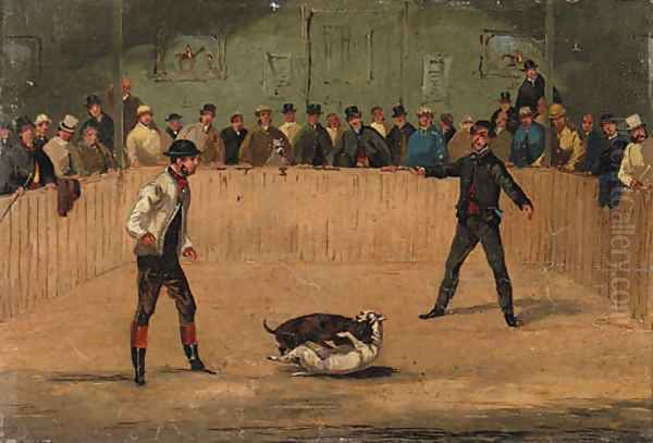 Dogs fighting - view 1