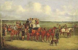 Newmarket Heath by Samuel Henry Gordon Alken