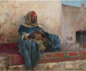 Playing The Derbakeh, Biskra