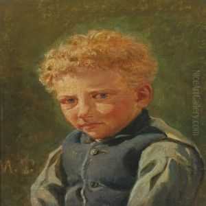 Portrait Of A Boy With Bright Hair