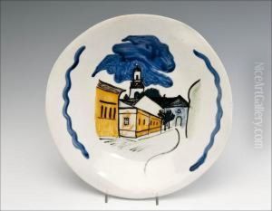 A Ceramic Dish by Gerda Thesleff
