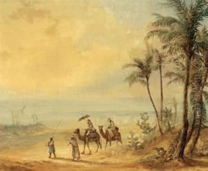 Reiseerinnerung - Mein Auszug In Die Wuste Von Suez 1832, Gemahlt Von Josef Theurich