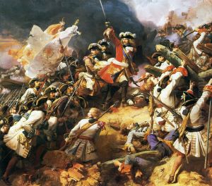 Battle of Denain, 24th July 1712, 1839 by Jean Alaux