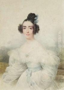Portrait Of Madame Fould, Wife Of The French Finance Minister Achille Fould