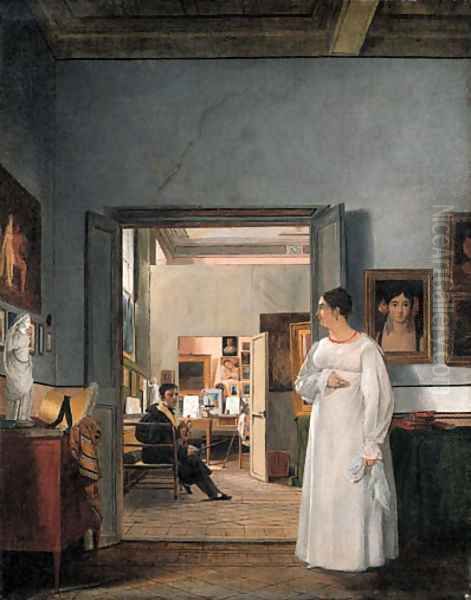 The Atelier of Ingres in Rome - view 1