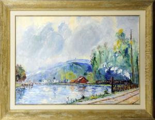 La Seine A Saint-cloud - view 1