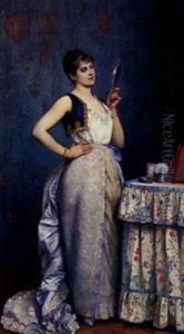 Preparing For The Ball by Toulmouche Auguste