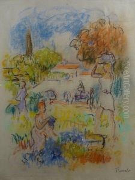 Femme A La Cueillette - view 1