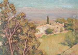 French Country Landscape by Pierre Thevenin