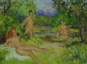 Baigneuses by Pierre Thevenin