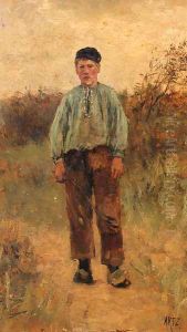 Portrait of a young cowherd