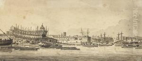 L'arsenal De Toulon, Deux Vues - view 1