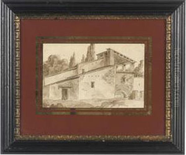 Two Studies Of Roman Villas - view 1