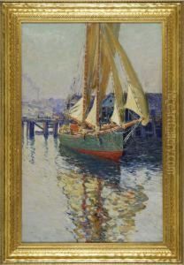 Ship Leaving Port by Anthony Thieme