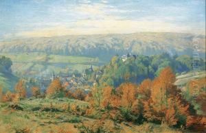 Blick Auf Das Herbstliche Stolberg