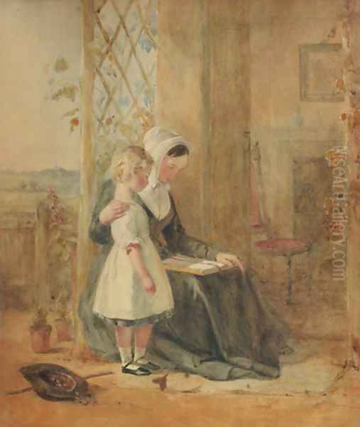 The reading lesson - view 1