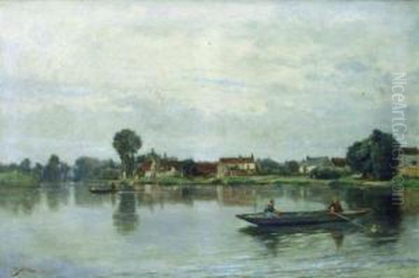 Paysage Anime A L'etang. - view 1