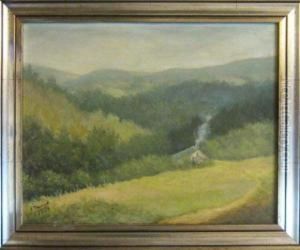 Paysage. by Eugene Thirion