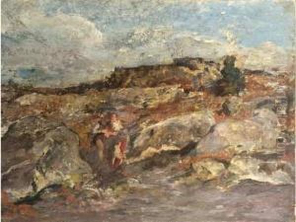 Couple Dans Les Rochers - view 1
